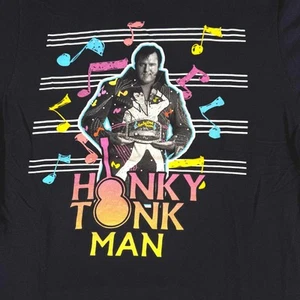 WWE Honky Tonk Man T-Shirt Medium 2019 Ripple Junction Retro Graphic Tee - Picture 1 of 5