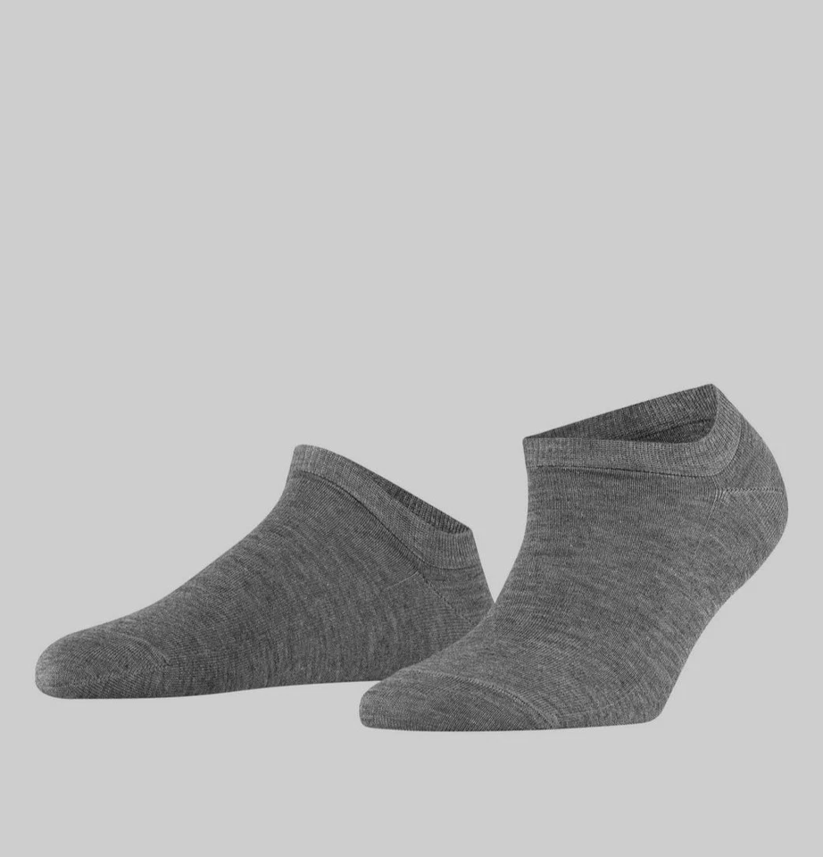 Falke Women Solid Gray Active Breeze Mesh 1-Pair Ankle Socks Size US 8-10.5 - Image 1 of 1