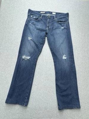 Jeans feminino AG Adriano Goldschmied 32x29 The Tomboy relaxado reto casual - Imagem 1 de 4