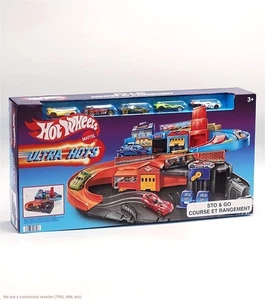 Hot Wheels Ultra Hots Sto & Go Trackset - Picture 1 of 3