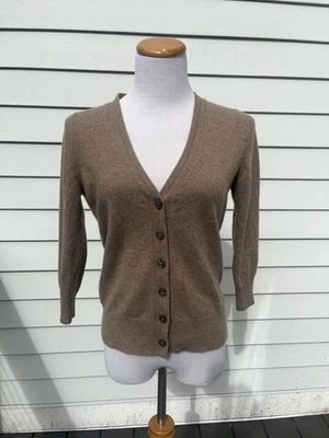 Cárdigan de cachemir para mujer Banana Republic tostado/dorado - talla mediana Foto 1 de 4