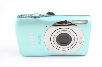 Canon IXUS 105 Digital Compact Camera Working w/ Canon 4x IS Zoom Lens - Image 1 of 4