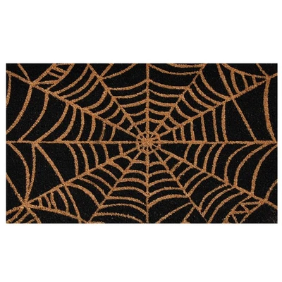 Felpudo callowaymills 101951729 Scary Web, 17x29, negro y natural Foto 1 de 4