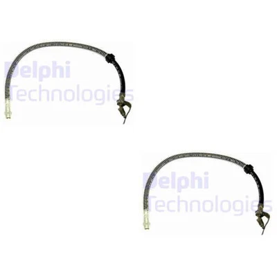 2x DELPHI Manguera de Freno Delantera para Renault Master II Caja Fd 2.5 DCI 120 - Imagen 1 de 2