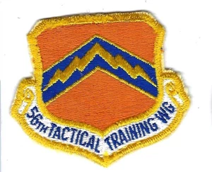 PATCH USAF 56TH TACTICAL TRAINING WING MacDILL AFB JT-54 - Picture 1 of 1