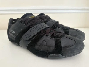 Zapatillas Hombre Diesel Zolkin Cuero Negro Gamuza Talla UK 8 US 9 EUR 42 - Imagen 1 de 10