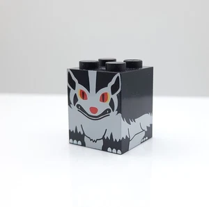 Pokemon Mightyena 1" mini mega blok block figure toy Japan megablok - Picture 1 of 1