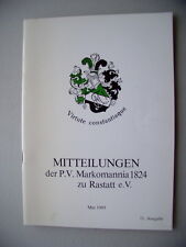 Mitteilungen der P.V. Markomannia 1824 zu Rastatt e.V. Mai 1995 Studentika