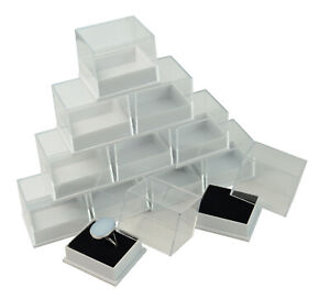 Clear Top Acrylic Ring Box High Dome Jewellery Presentation Adornment Display 