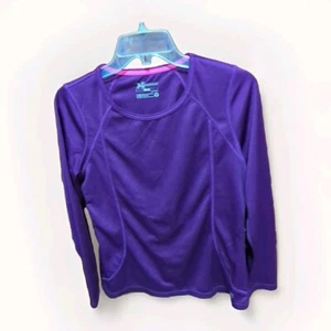 Women's Xersion Athletic Fitted Quick-Dri Shirt Sz Med Purple Long Sleeves - Picture 1 of 10