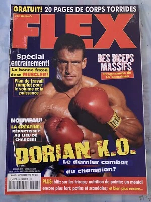 FLEX 1998 Août/Sept #28 Dorian Yates Cover! Joe Weider Old Collection! Rare - Image 1 of 4