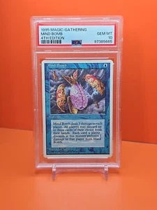 🔵🔵🔵 1995 Magic The Gathering MIND BOMB 4TH EDITION PSA 10 💎MINT POP 2 🔵🔵🔵 - Bild 1 von 2