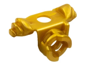 *NEW* Lego Pearl Gold Armor Shoulder Pads Stepped with Scabbard for 2 Katanas - Picture 1 of 1