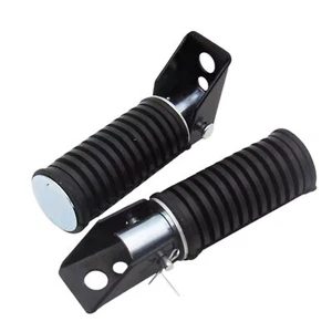 1 Pair Motorcycle Rear Pillion Footpegs Footrests Pegs Rests 90 Degree Folding - Picture 1 of 10