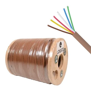18/6 Thermostat Wire HVAC Bare Copper Cable CMR/Riser-Rated Power Circuit 500ft - Picture 1 of 3