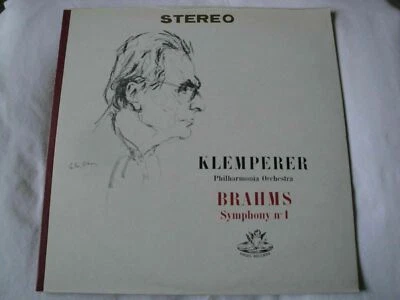 KLEMPERER PHILHARMONIA ORCHESTRA BRAHMS SYMPHONY NO. 1 VINYL LP ANGEL RECORDS EX - Image 1 of 4
