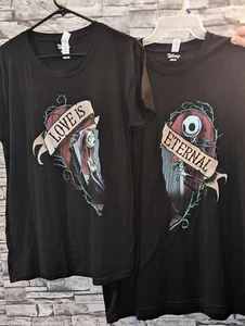 Disney The Nightmare Before Christmas His Hers Love Is Eternal T-Shirts XXL - Bild 1 von 10
