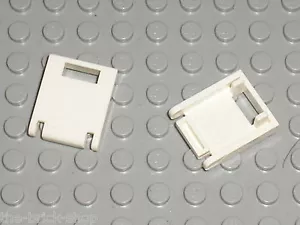 2 x LEGO white container door door ref 4346 / set 10185 7676 4999 7675 6210 - Picture 1 of 1