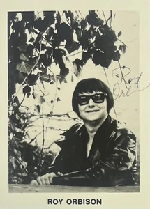 Roy Orbison signiertes Autogramm Promo Postkarte Foto COA - Bild 1 von 6