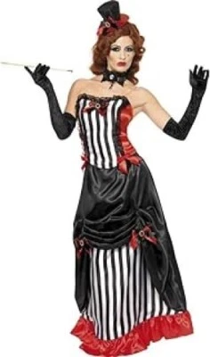 Fantasia de Halloween feminina luxo Madame Vamp - Imagem 1 de 2