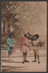 cartolina d'epoca-post card-CHILD ENFANT KIND BAMBINO 223 - Picture 1 of 1