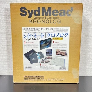 Syd Mead KRONOLOG Art Book and Laserdisc Box Set Complete F/S Japan - Picture 1 of 9