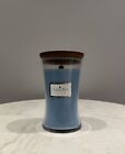 Crackle Wick - Ocean Spray - Single Wood Wick Candle Tall Hourglass  606g