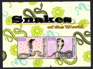 GAMBIA - 2024 SERPENTI DEL MONDO - MIN. FOGLIO COME NUOVO NH - Foto 1 di 4