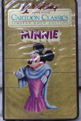 Walt Disney Home Video VHS Cartoon Classics Limitied Gold Edition Minnie 1984 - Image 1 of 2