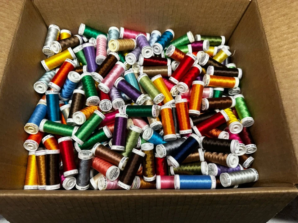 325+ Spool Lot Of Sulky Embroidery Thread 40wt And 60wt - Image 1 of 2