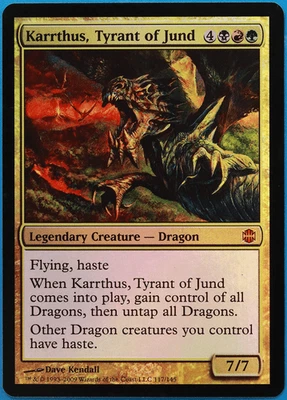 Karrthus, Tyrant of Jund FOIL Alara Reborn NM Mythic Rare CARD (500305) ABUGames - Image 1 of 2
