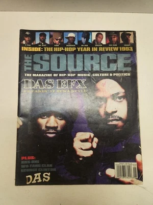 THE SOURCE MAGAZINE #52 JANUARY 1994 - DAS EFX COVER KRS ONE WU-TANG CLAN - Image 1 of 4