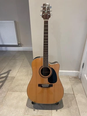 Rare Takamine FD360SC electro-acoustic guitar with Case - Image 1 of 4