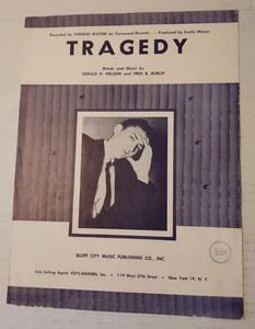 Partituras Thomas Wayne "Tragedia" © 1958 - Imagen 1 de 2