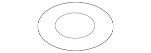 Genuine GM Exhaust System Front Gasket 55494714 - Picture 1 of 3