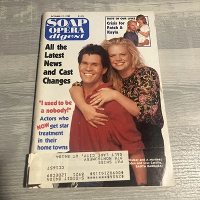 October 17 1989 Soap Opera Digest All The Latest News & Cast Changes Days Crisis - Image 1 of 2