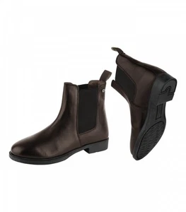 Stivaletti da equitazione Jodhpur scarpe da stalla scarpe da equitazione CLASSIC ELT pelle marrone 27-45 - Foto 1 di 3