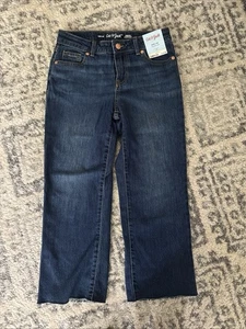 Girls NWT Cat & Jack Wide Leg Adjustable Waist Stretch Jean Size 12 - Picture 1 of 5