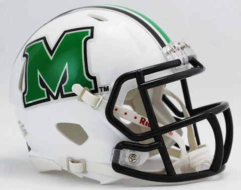 MARSHALL THUNDERING HERD NCAA Riddell SPEED Authentic MINI Football Helmet Cover