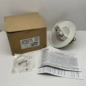 Wheelock Inc E90-2415C-FW Fire Strobe y combinación de altavoces blanco - Imagen 1 de 18