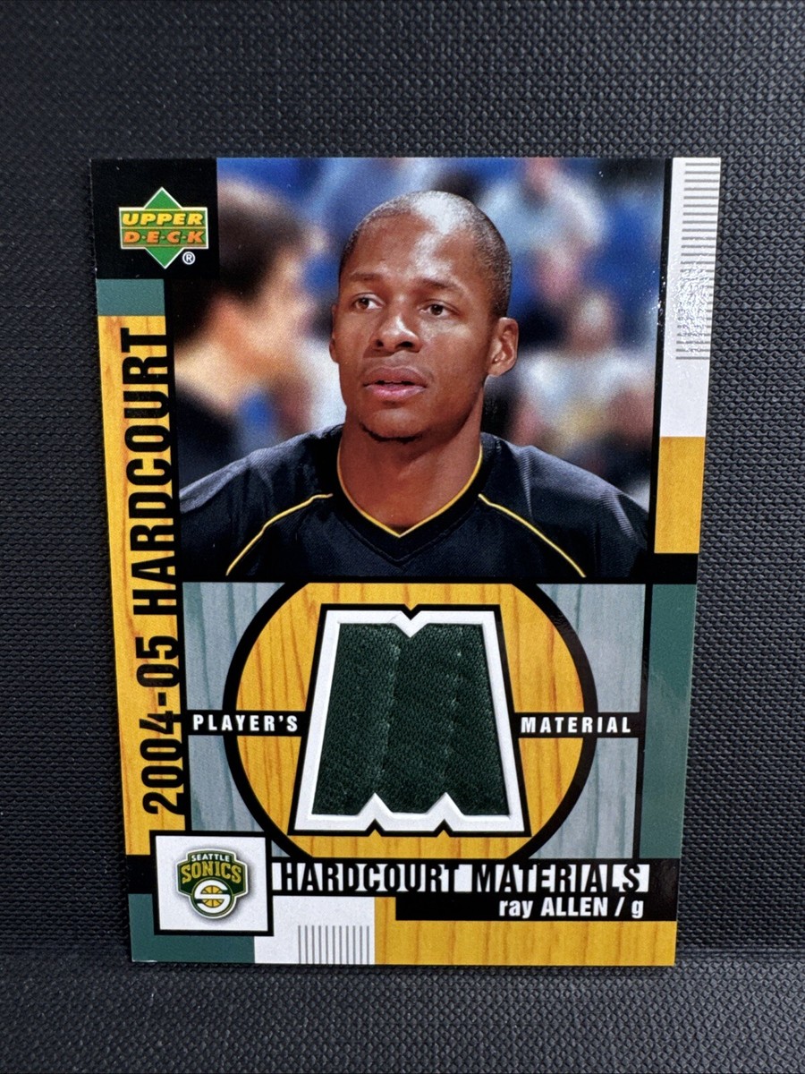 2008 UD BLACK Ray Allen Seattle SuperSonics patch｜トレーディング 