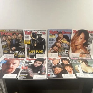 Rolling Stone magazine 2013 8 Issues Lot Rihanna Stones￼ Green Day - Picture 1 of 5