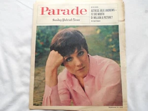 PARADE Magazine-SEPTEMBER 15,1968 JULIE ANDREWS - Picture 1 of 2