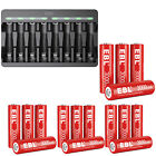 16X Ebl Aa Rechargeable 3000Mwh Lithium Li-Ion Batteries 1.5V Upgraded +Charger
