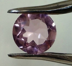 SIMULATED MORGANITE 9 MM ROUND CUT BEAUTIFUL PINK COLOR - Picture 1 of 1
