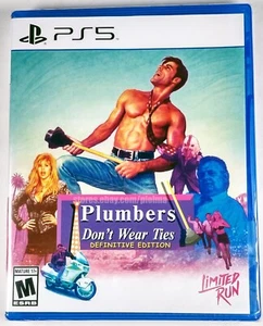PLUMBERS DON'T WEAR TIES DEFINITIVE EDITION New PS5 Game PlayStation 5 LRG #073 - Picture 1 of 4