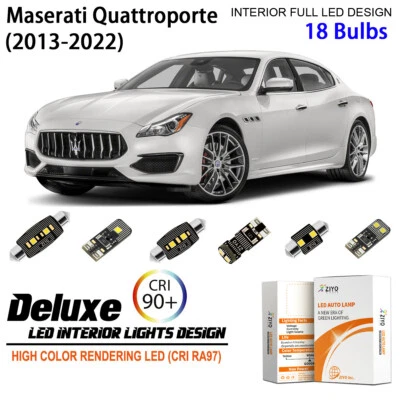 Kit de 18 Bombillas LED Interior para Maserati Quattroporte 2013-2022 Bombillas Foto 1 de 4
