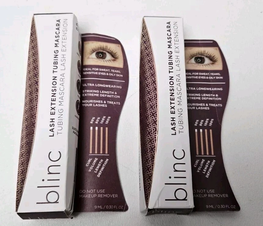 Blinc Cosmetics Lash Extension Tubing Mascara Black/Noir 0.3 Fl Oz Clean Beauty
