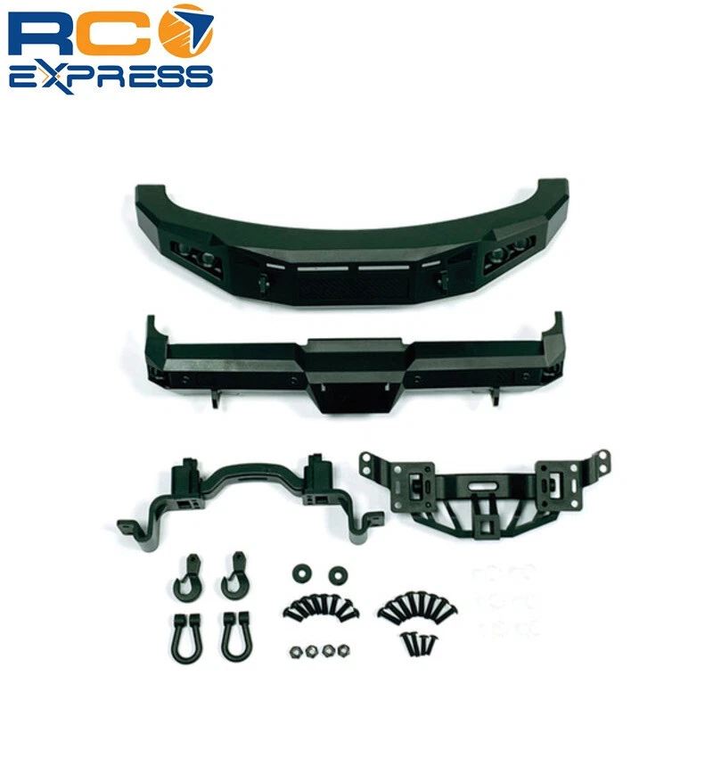 CEN Racing Complete Black Bumper Set for F-250 Chassis Front & Rear CEGCD0429 - Image 1 of 1