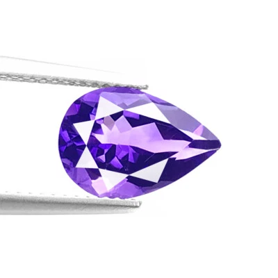 Amatista Impecable 3.17ct aaa color azul violeta 100% tierra natural extraída Brasil Foto 1 de 4